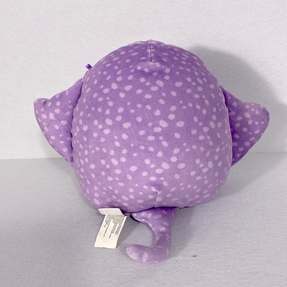 Squishmallows Lavender Plush Aziza the Stingray with White Belly - Picture 5 of 9